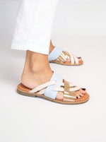 Sandalia Mujer / Pino Print Celeste SANDALIAS Giani Dafirenze 