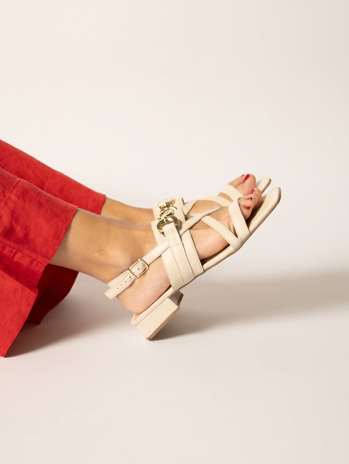 Sandalia Mujer / Risco Beige SANDALIAS Giani Dafirenze 