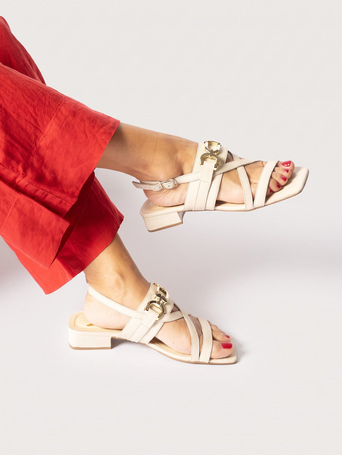Sandalia Mujer / Risco Beige SANDALIAS Giani Dafirenze 