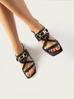 Sandalia Mujer / Risco Negro SANDALIAS Giani Dafirenze 
