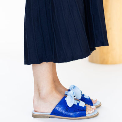 Sandalia Mujer / Salina Azul Celeste