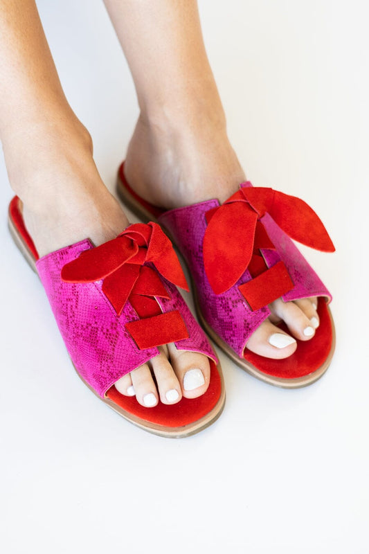 Sandalia Mujer / Salina Fucsia Rojo SANDALIAS Giani Dafirenze 