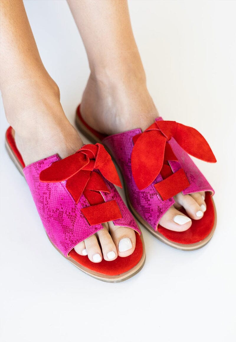 Sandalia Mujer / Salina Fucsia Rojo SANDALIAS Giani Dafirenze 
