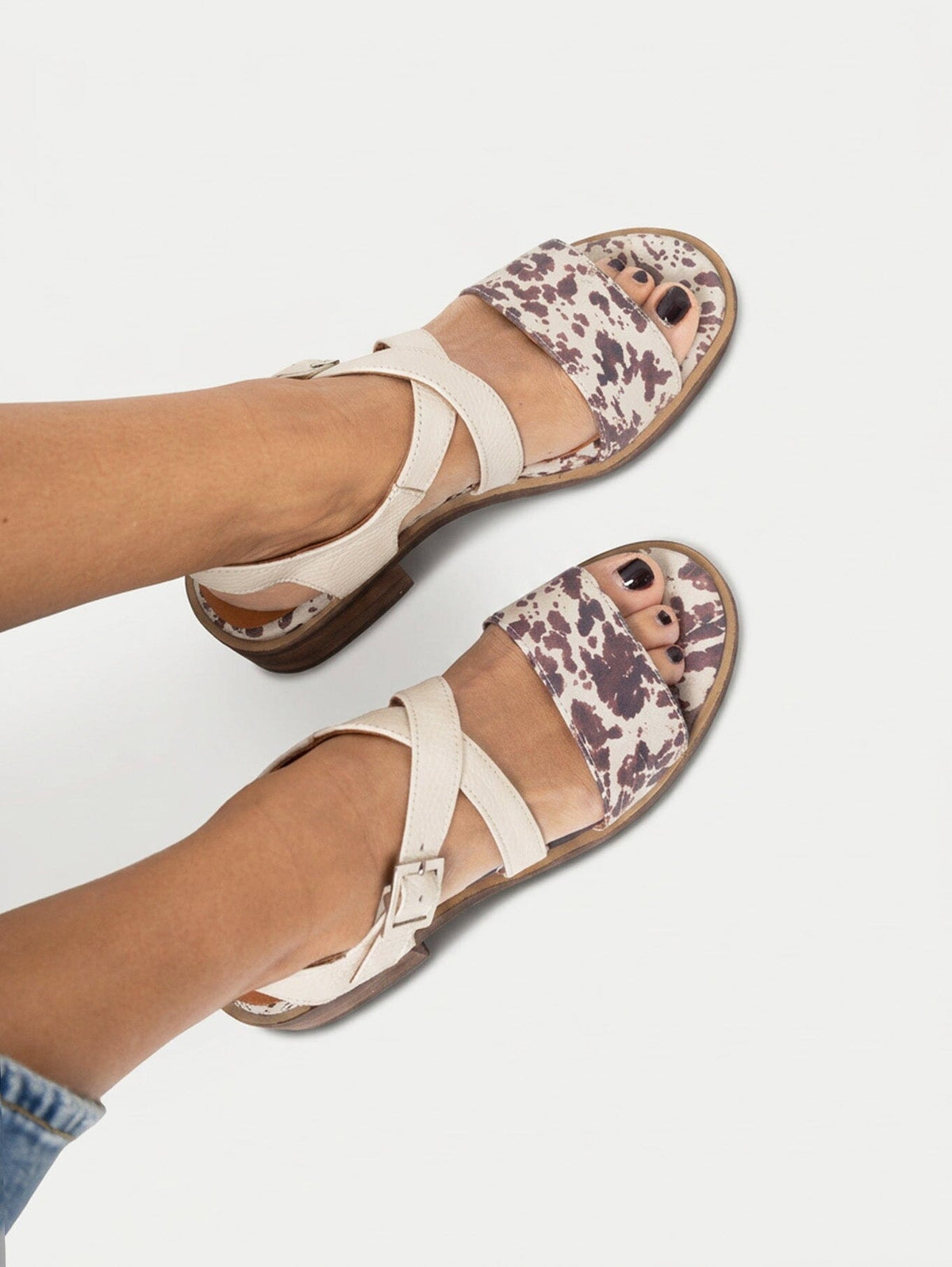 Sandalia Mujer / Salteador Beige Print SANDALIAS Giani Dafirenze 