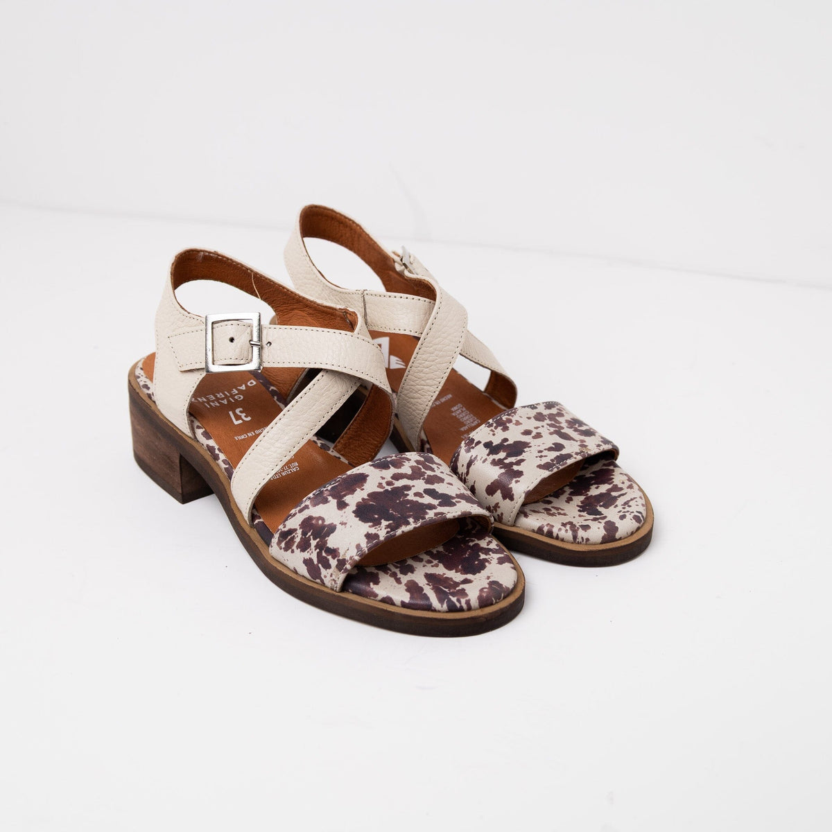 Sandalia Mujer / Salteador Beige Print SANDALIAS Giani Dafirenze 
