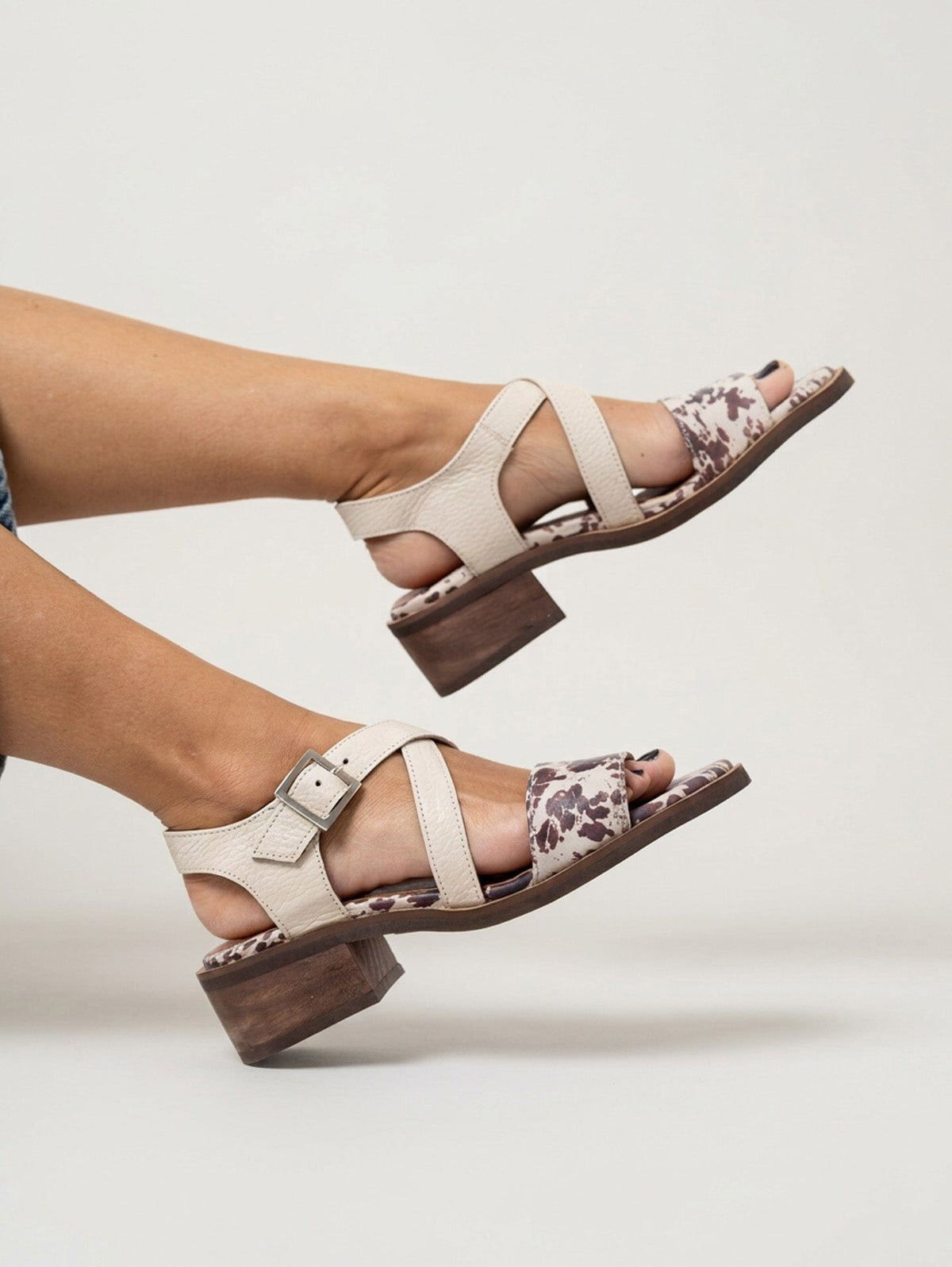 Sandalia Mujer / Salteador Beige Print SANDALIAS Giani Dafirenze 