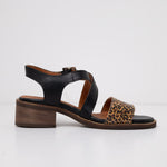 Sandalia Mujer / Salteador Leopardo Negro SANDALIAS Giani Dafirenze 