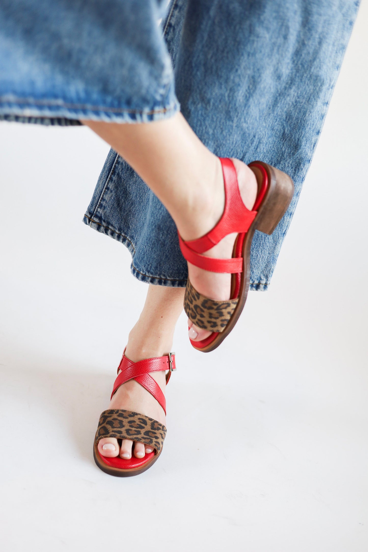 Sandalia Mujer / Salteador Leopardo SANDALIAS Giani Dafirenze 