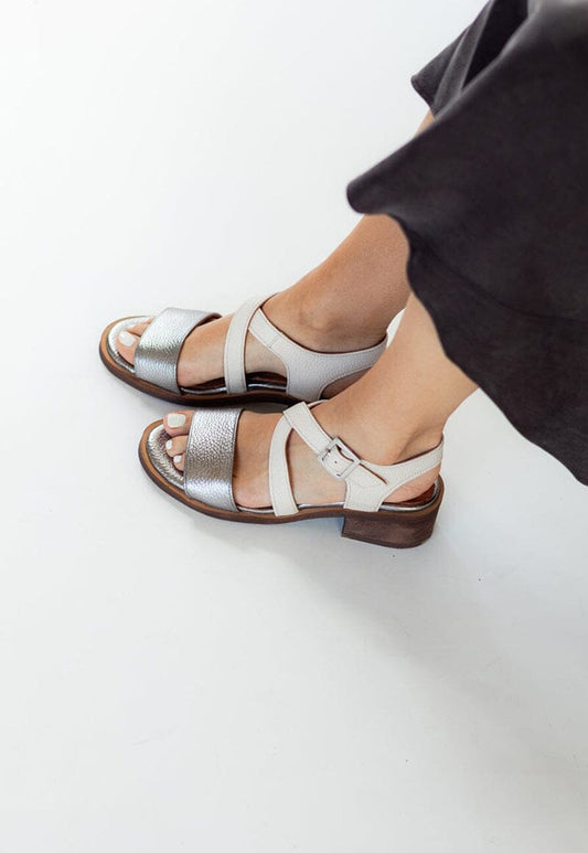 Sandalia Mujer / Salteador Metálico Beige SANDALIAS Giani Dafirenze 