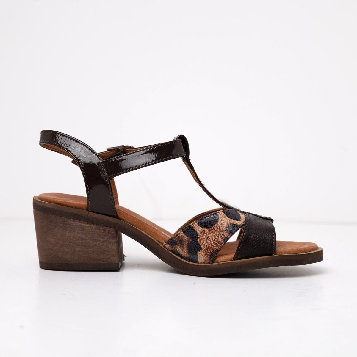 Sandalia Mujer / Sauco Café Leopardo SANDALIAS Giani Dafirenze 