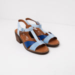 Sandalia Mujer / Sauco Celeste Azul SANDALIAS Giani Dafirenze 