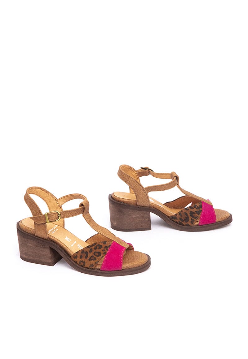 Sandalia Mujer / Sauco Fucsia Print SANDALIAS Giani Dafirenze 