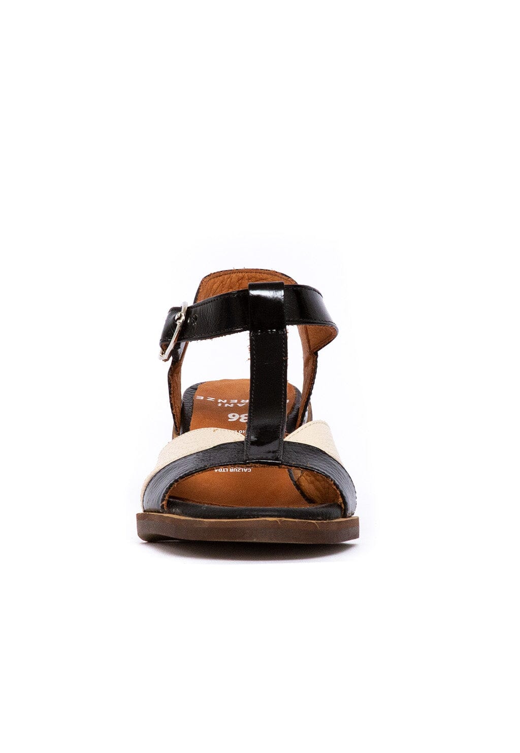 Sandalia Mujer / Sauco Negro Beige SANDALIAS Giani Dafirenze 
