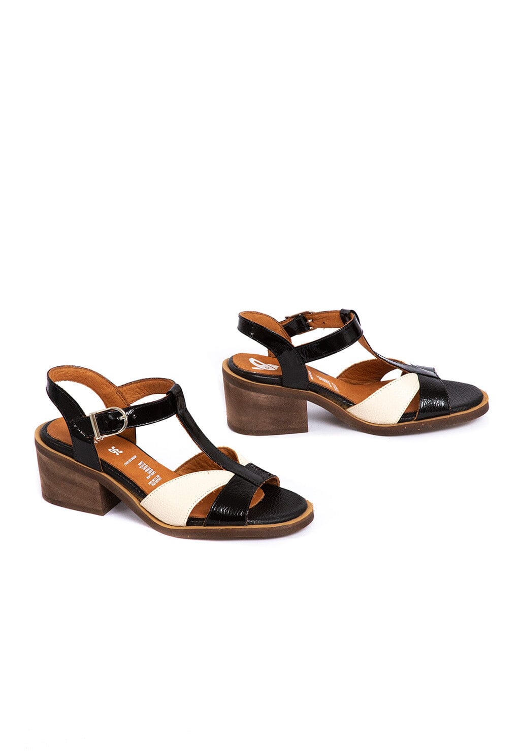 Sandalia Mujer / Sauco Negro Beige SANDALIAS Giani Dafirenze 