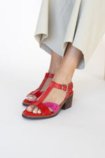 Sandalia Mujer / Sauco Rojo Fucsia SANDALIAS Giani Dafirenze 
