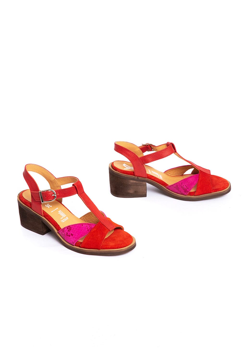 Sandalia Mujer / Sauco Rojo Fucsia SANDALIAS Giani Dafirenze 