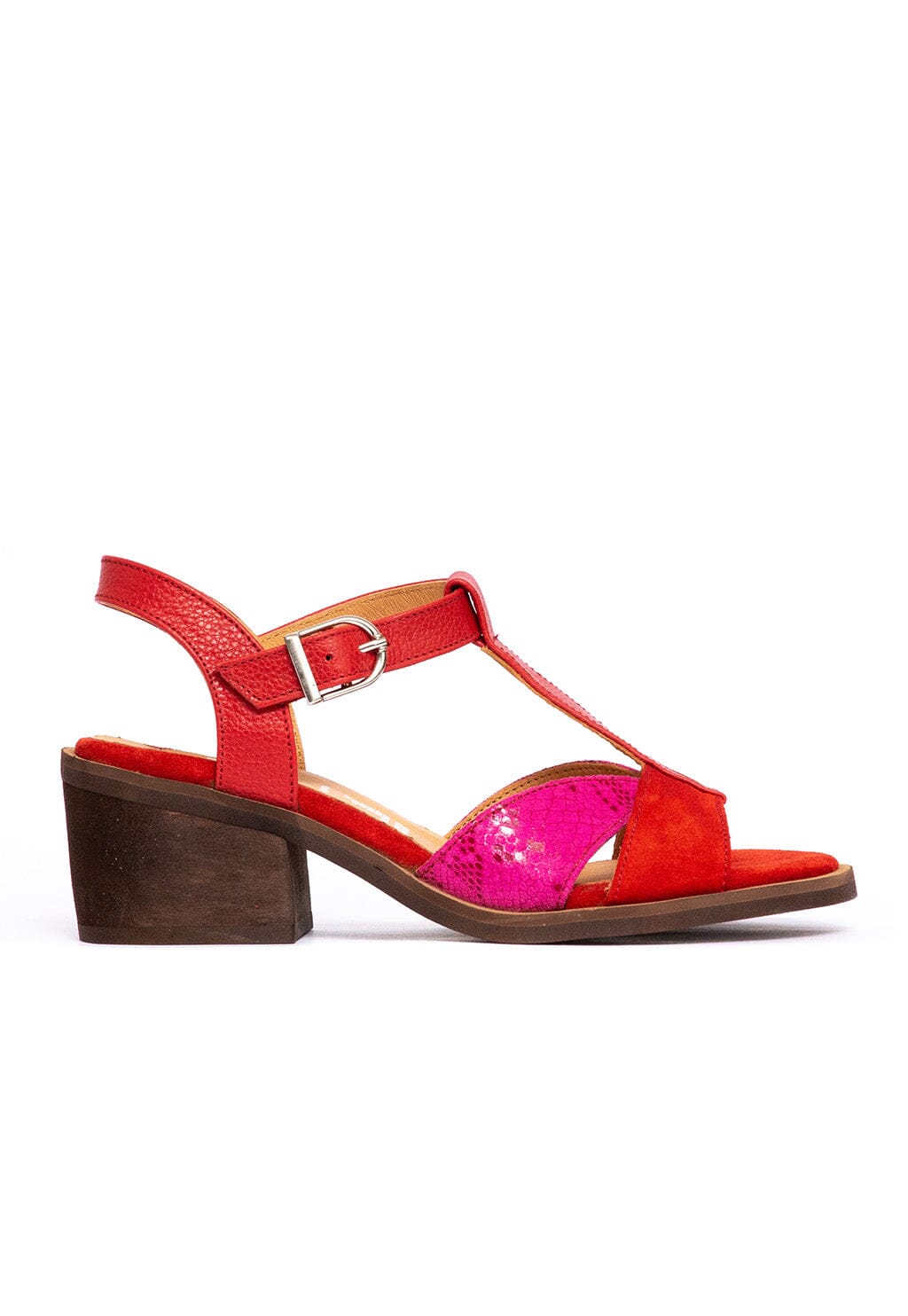 Sandalia Mujer / Sauco Rojo Fucsia SANDALIAS Giani Dafirenze 