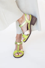 Sandalia Mujer / Sauco Verde Niquel SANDALIAS Giani Dafirenze 