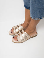 Sandalia Mujer / Senda Niquel Beige SANDALIAS Giani Dafirenze 