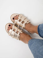 Sandalia Mujer / Senda Niquel Beige SANDALIAS Giani Dafirenze 