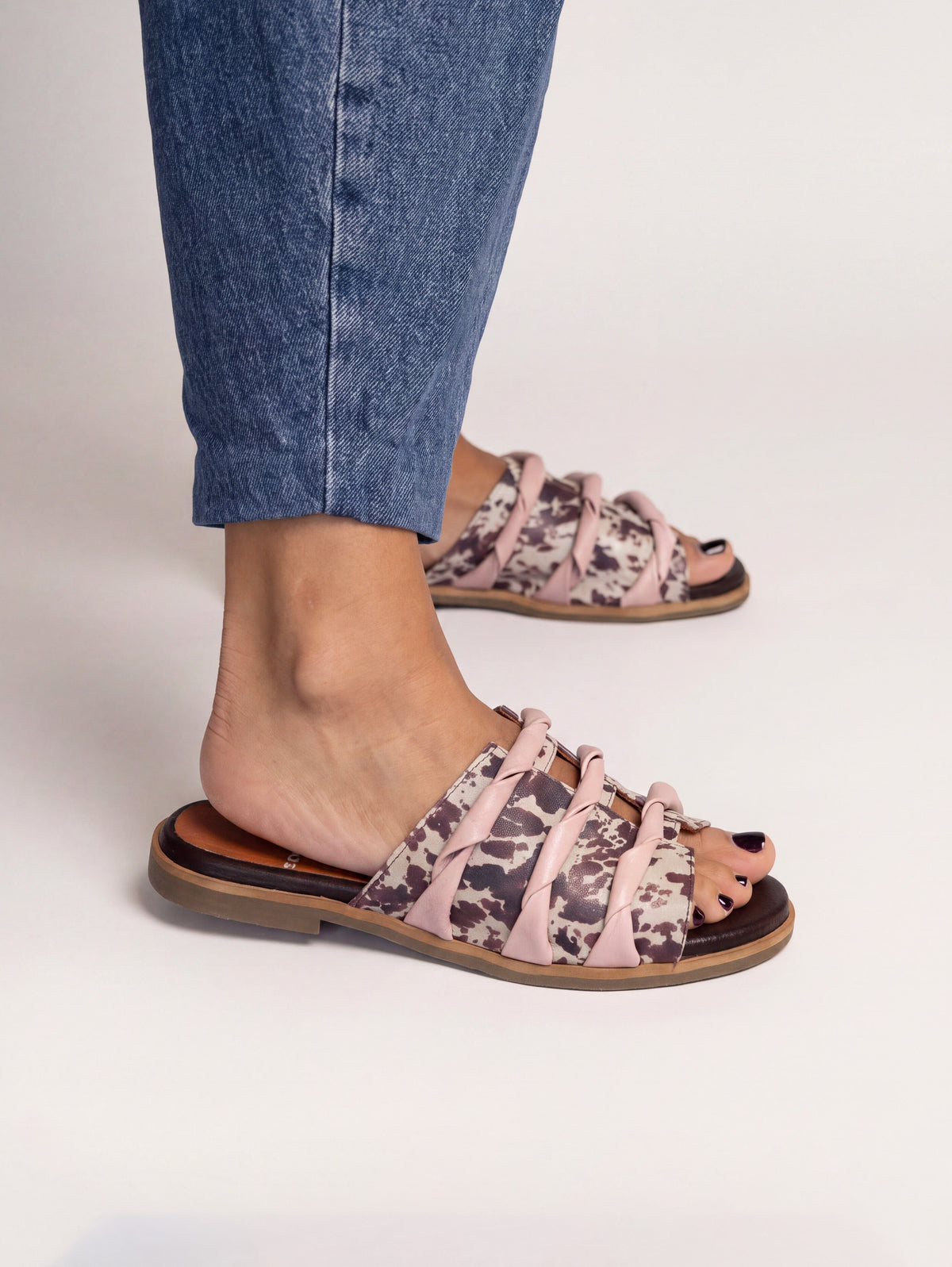 Sandalia Mujer / Senda Print Rosado SANDALIAS Giani Dafirenze 