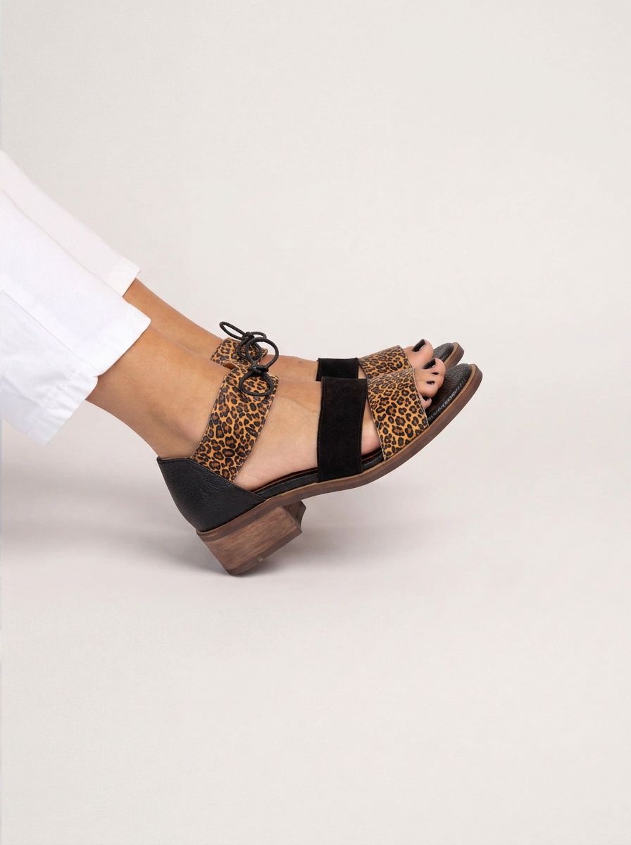 Sandalia Mujer / Siena Leopardo SANDALIAS Giani Dafirenze 