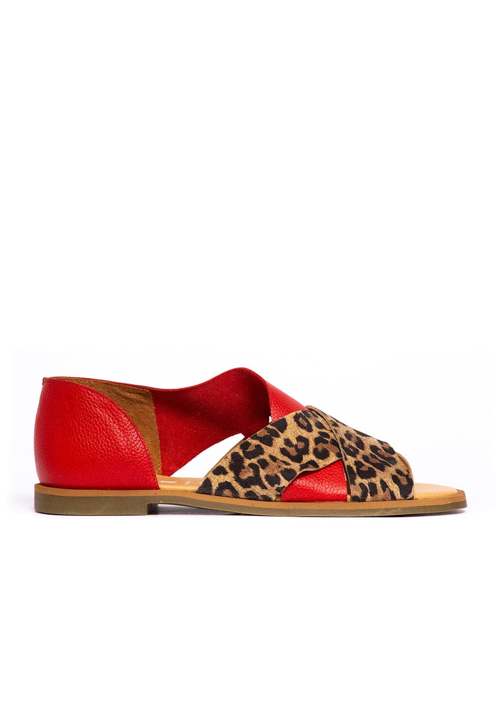 Sandalia Mujer / Socaire Leopardo Rojo SANDALIAS Giani Dafirenze 