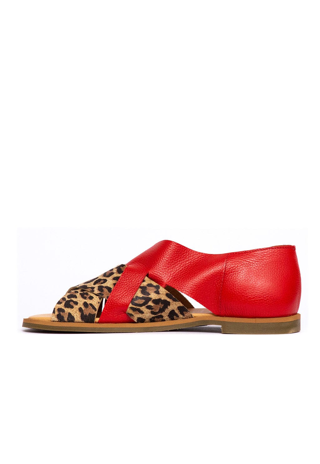 Sandalia Mujer / Socaire Leopardo Rojo SANDALIAS Giani Dafirenze 
