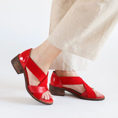 Sandalia Mujer / Tortolita Rojo