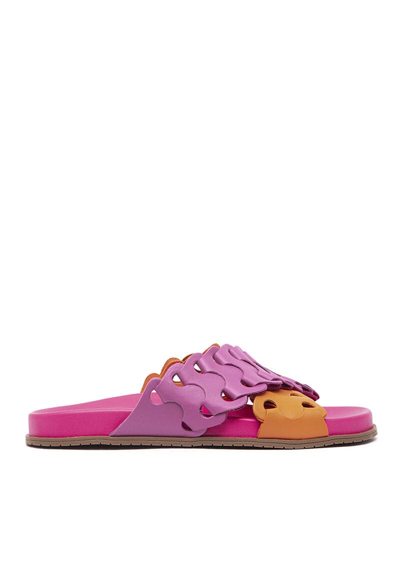 Sandalia Mujer / Tulum Fucsia Naranjo SANDALIAS Giani Dafirenze 