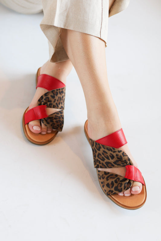 Sandalia Mujer / Turpial Leopardo SANDALIAS Giani Dafirenze 