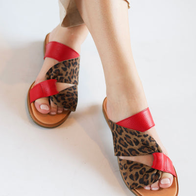 Sandalia Mujer / Turpial Leopardo