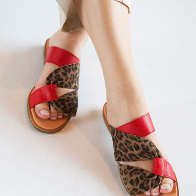 Sandalia Mujer / Turpial Leopardo