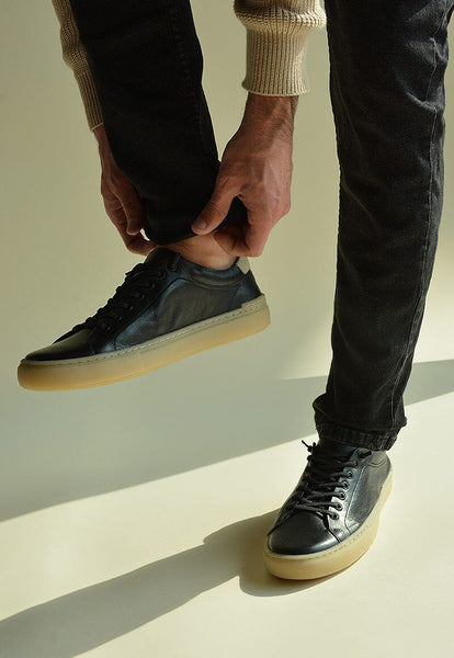 Sneakers Zapatillas Hombre Grandes Zapatilla Hombre Prat Negro