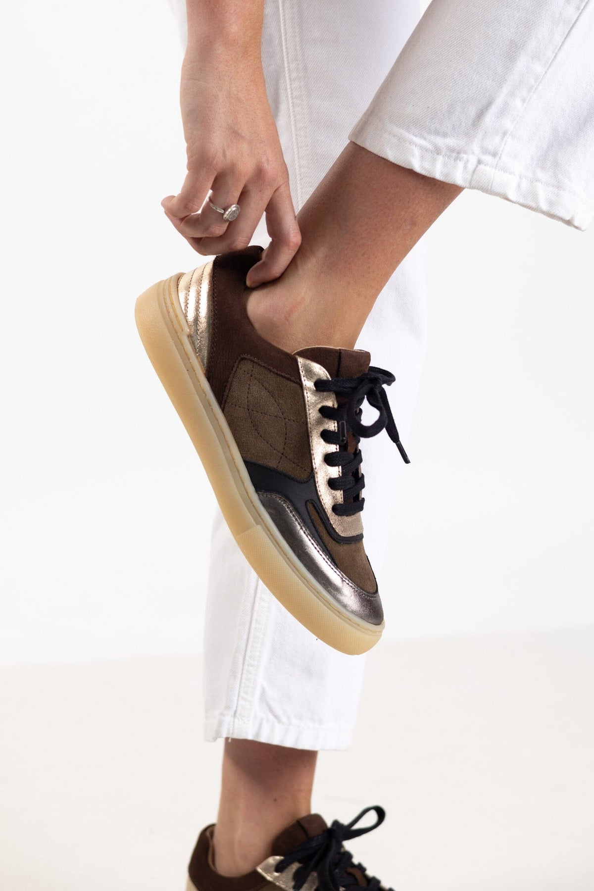 Zapatilla Mujer / Lavanda Café Metalico ZAPATILLAS Giani Dafirenze 