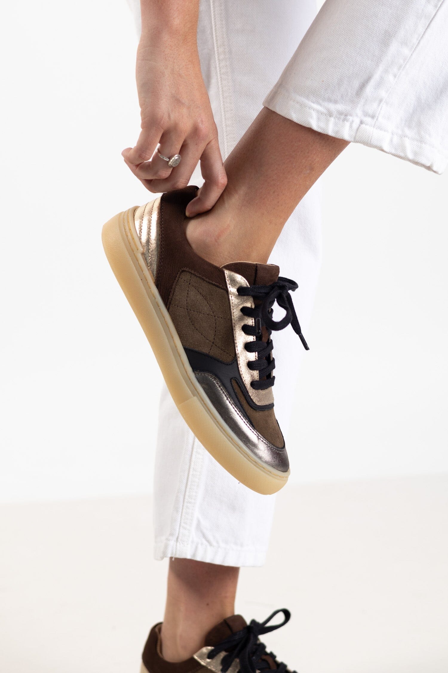 Zapatilla Mujer / Lavanda Café Metalico ZAPATILLAS Giani Dafirenze 