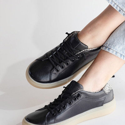 Zapatilla Mujer / Violeta Negro