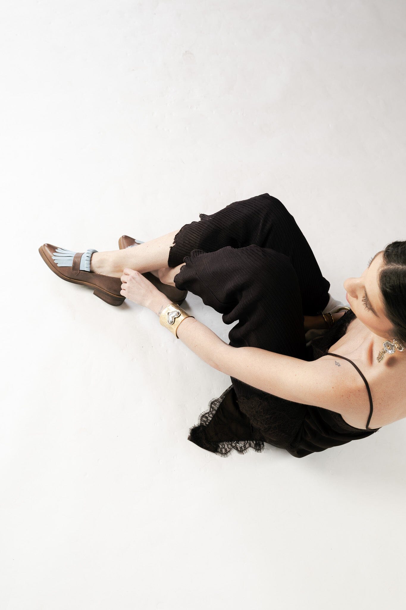 Zapato Mujer / Alba Café Celeste ZAPATOS Giani Dafirenze 