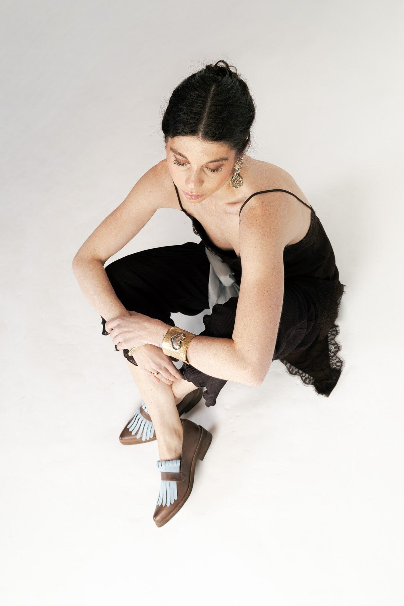 Zapato Mujer / Alba Café Celeste ZAPATOS Giani Dafirenze 