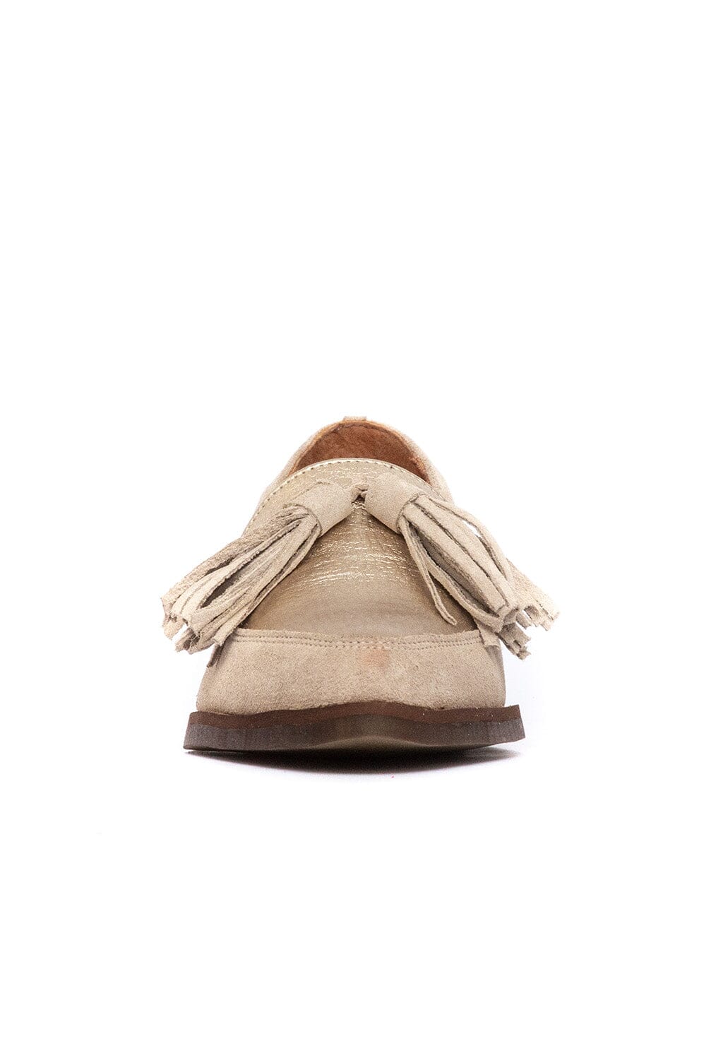 Zapato Mujer / Allegra Beige Niquel MOCASINES Giani Dafirenze 