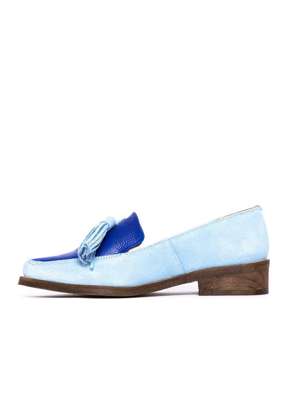 Zapato Mujer / Allegra Celeste MOCASINES Giani Dafirenze 