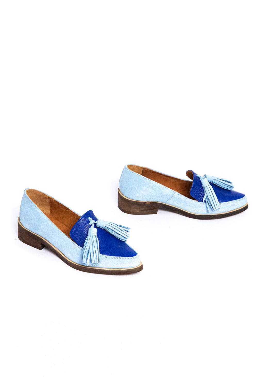 Zapato Mujer / Allegra Celeste MOCASINES Giani Dafirenze 