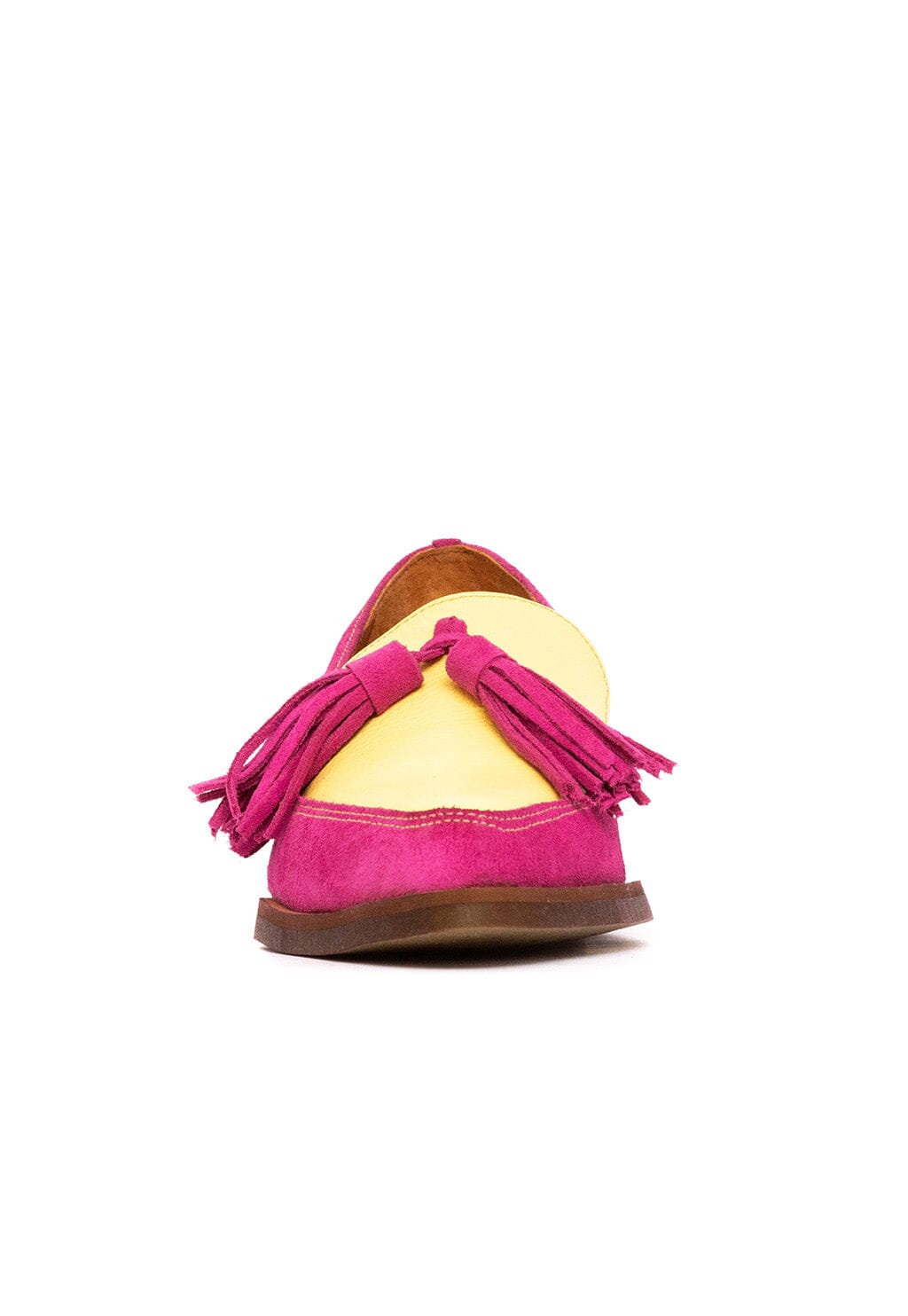Zapato Mujer / Allegra Fucsia Amarillo MOCASINES Giani Dafirenze 