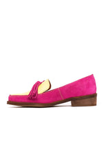 Zapato Mujer / Allegra Fucsia Amarillo MOCASINES Giani Dafirenze 