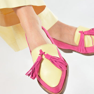 Zapato Mujer / Allegra Fucsia Amarillo