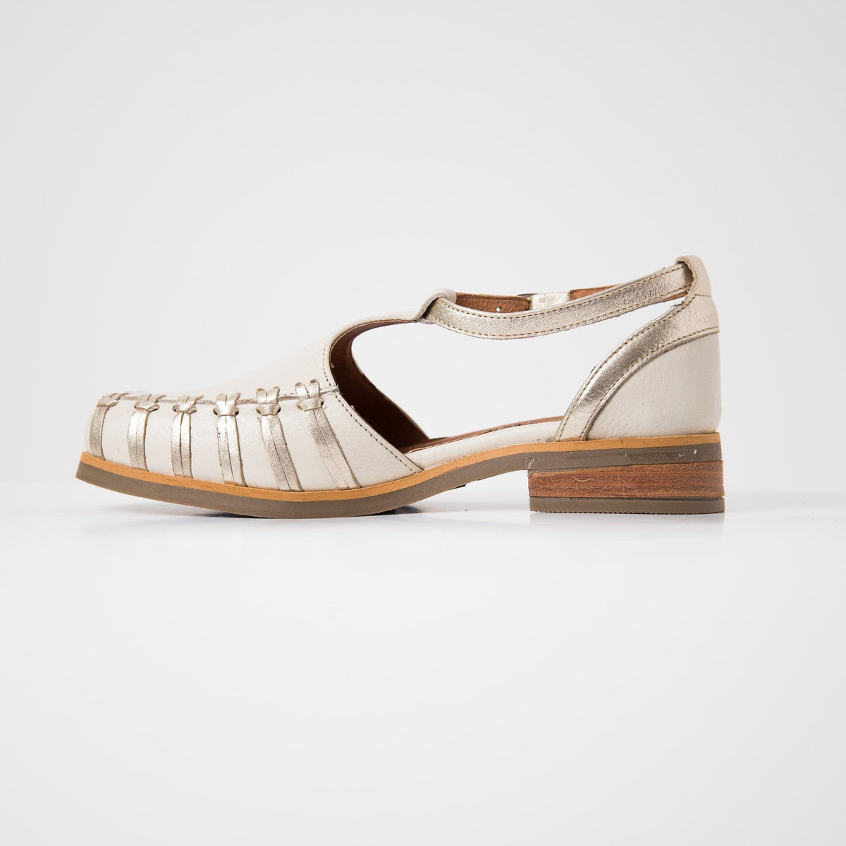 Zapato Mujer / Duna Beige Niquel ZAPATOS Giani Dafirenze 