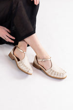 Zapato Mujer / Duna Beige Niquel ZAPATOS Giani Dafirenze 
