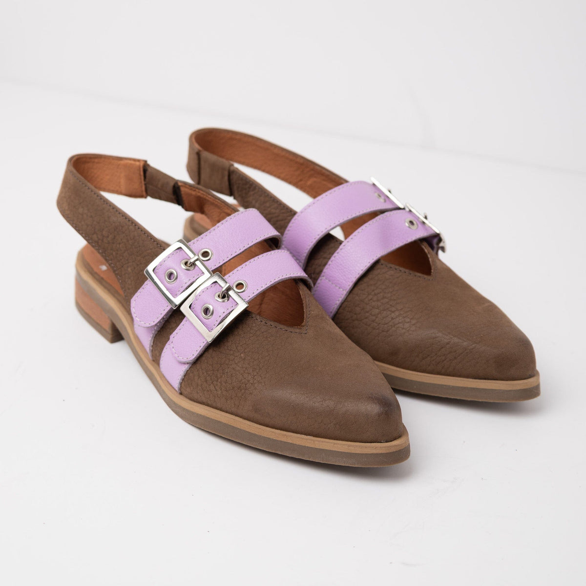 Zapato Mujer / Estrilda Café Lila ZAPATOS Giani Dafirenze 