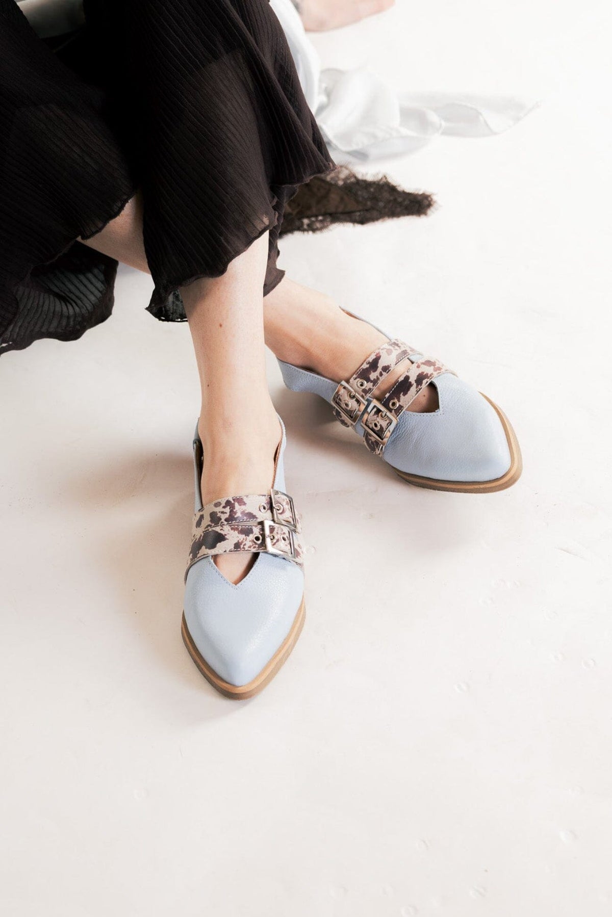 Zapato Mujer / Estrilda Print Celeste ZAPATOS Giani Dafirenze 