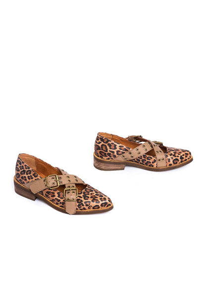 Zapato Mujer / Etna Café Print ZAPATOS Giani Dafirenze 
